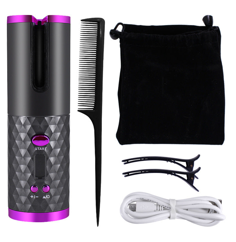 Portable Auto Hair Curler – Ceramic & LCD