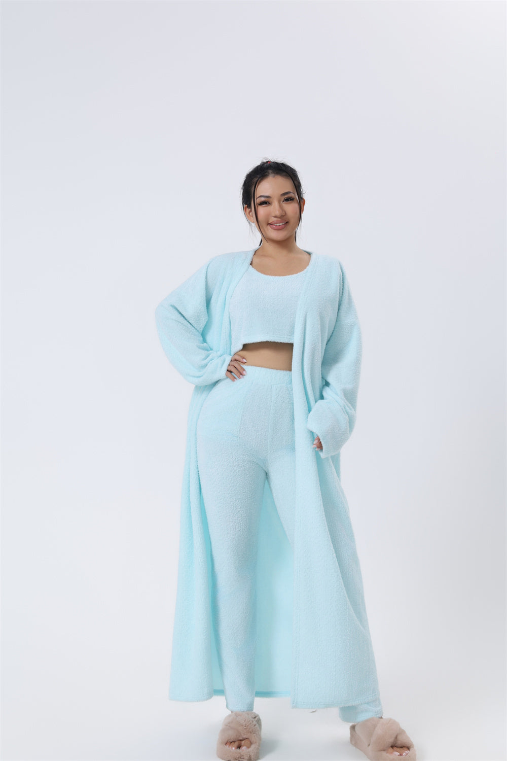 Women’s 3-Piece Cozy Lounge & Pajama Set