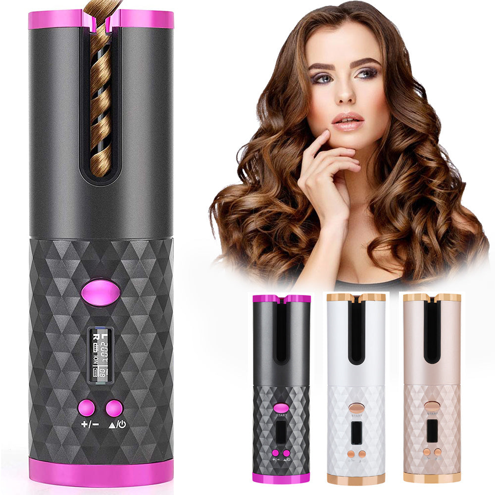 Portable Auto Hair Curler – Ceramic & LCD
