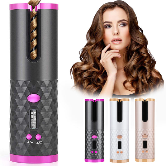 Portable Auto Hair Curler – Ceramic & LCD